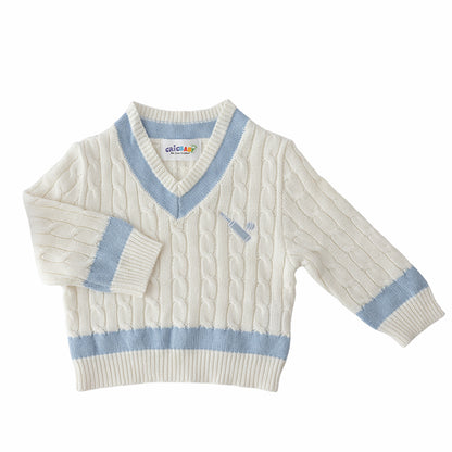 CRICBABY Organic Cotton Cricket Jumper (0-2 years)