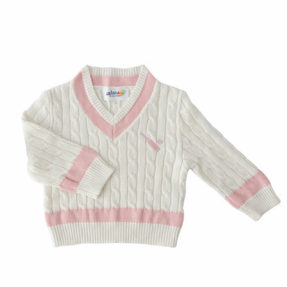 CRICBABY Organic Cotton Cricket Jumper (0-2 years)