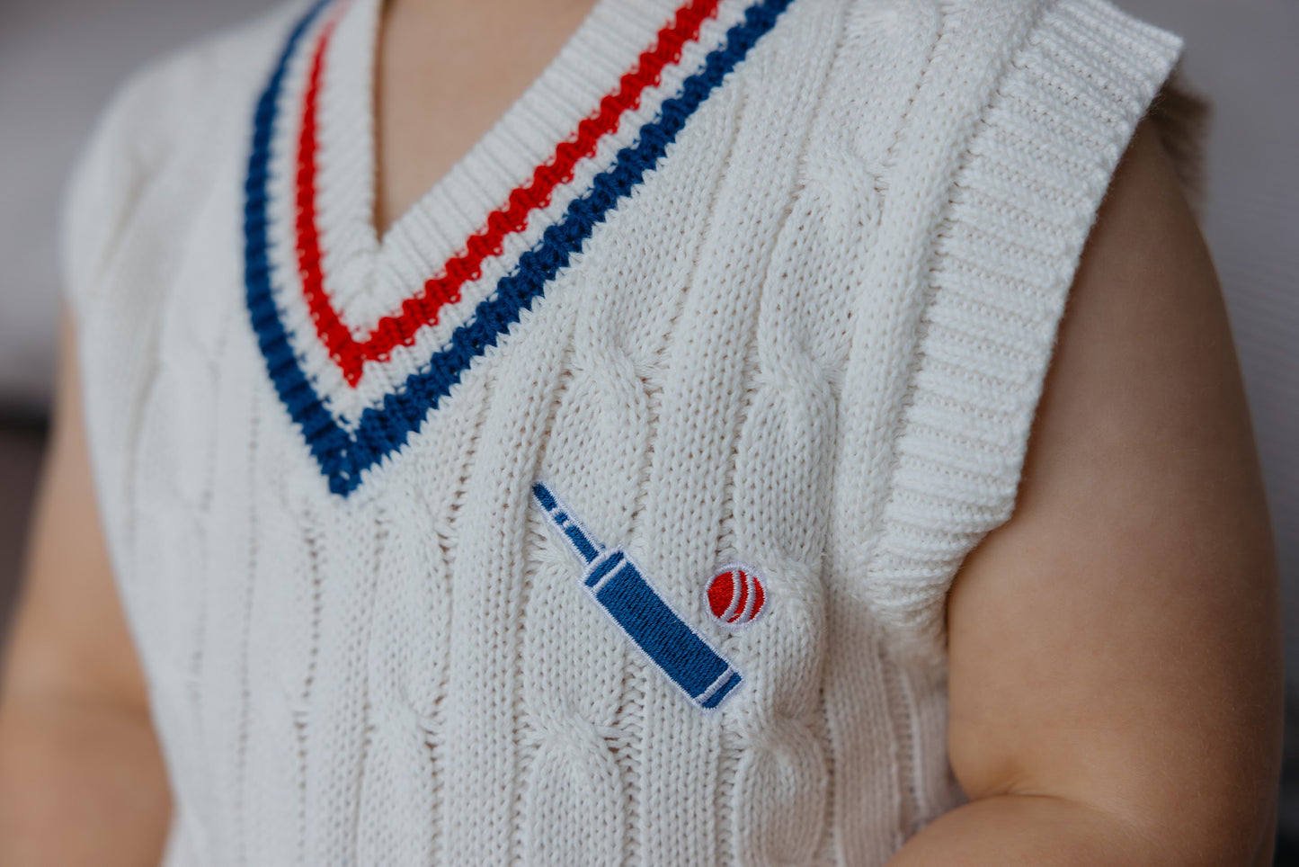 CRICBABY Organic Cotton Cricket Jumper (0-2 years)