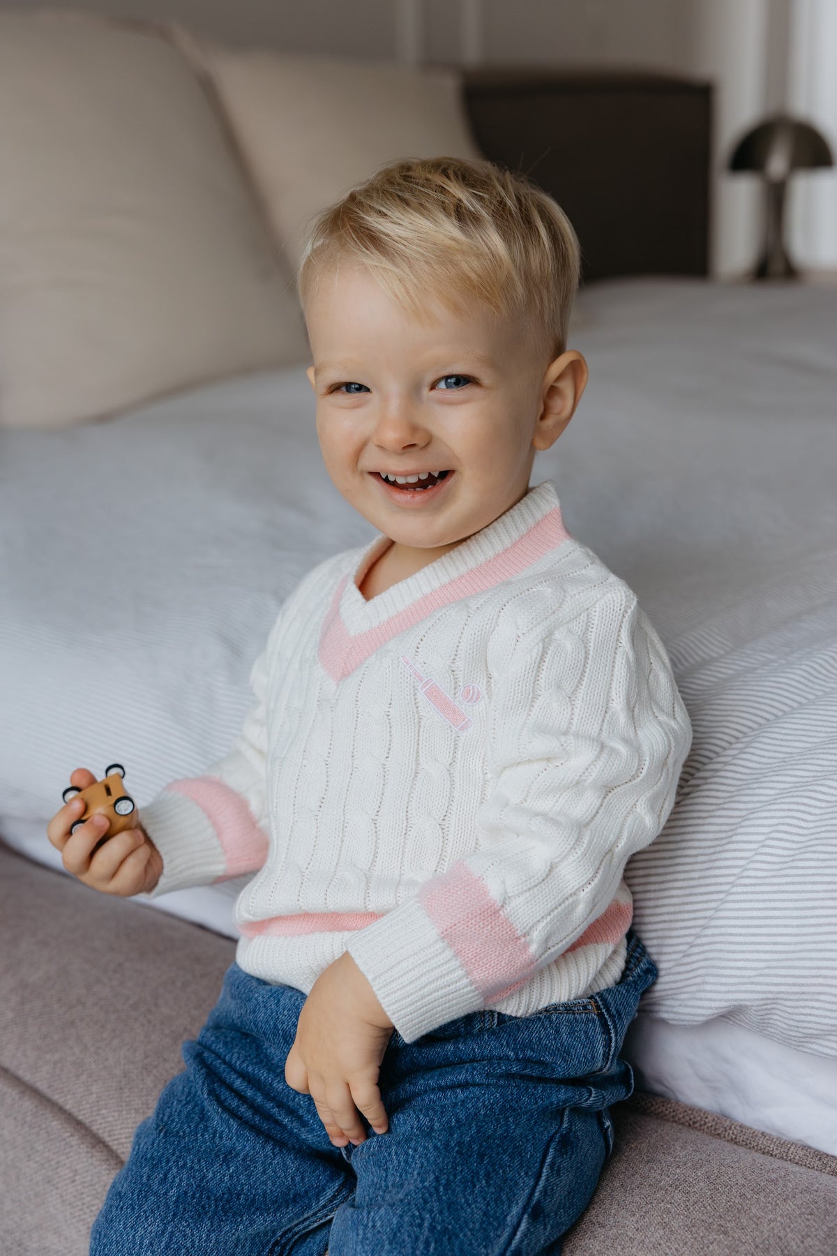 CRICBABY Organic Cotton Cricket Jumper (0-2 years)