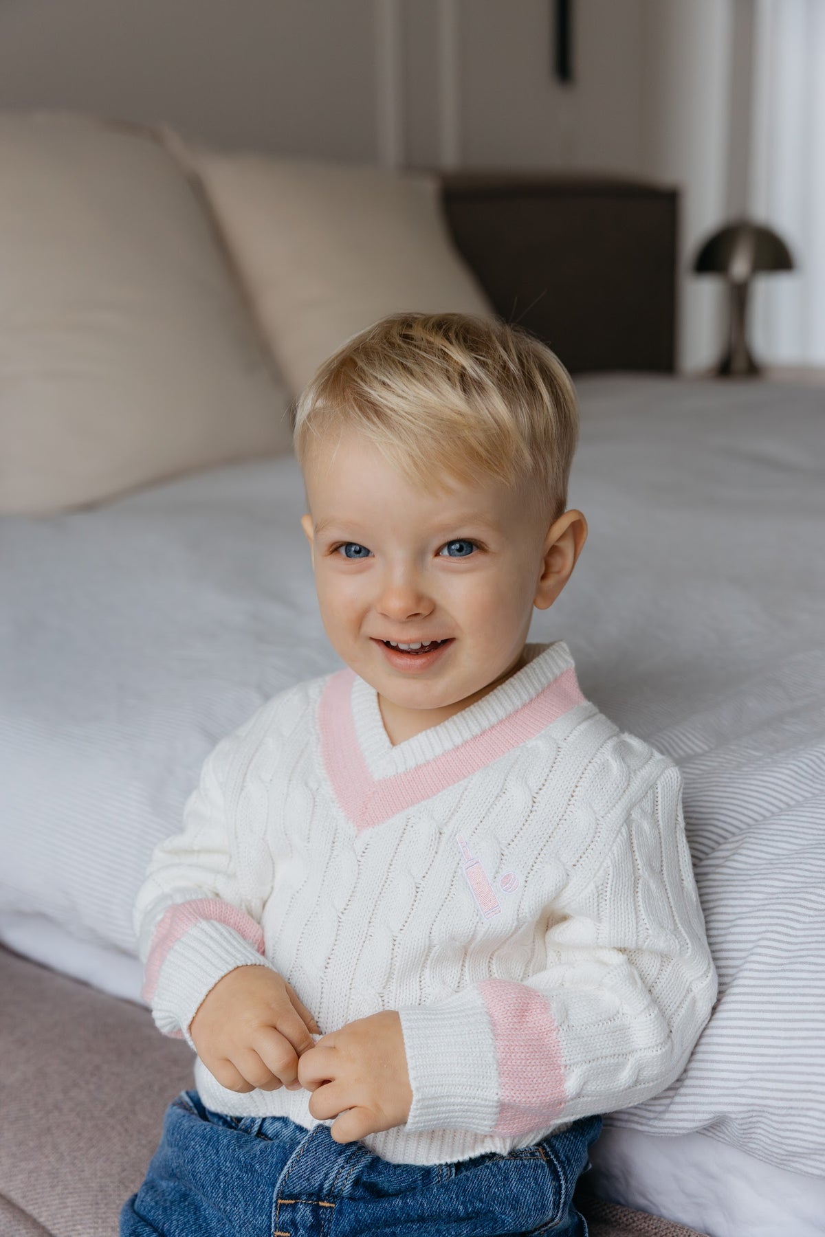CRICBABY Organic Cotton Cricket Jumper (0-2 years)