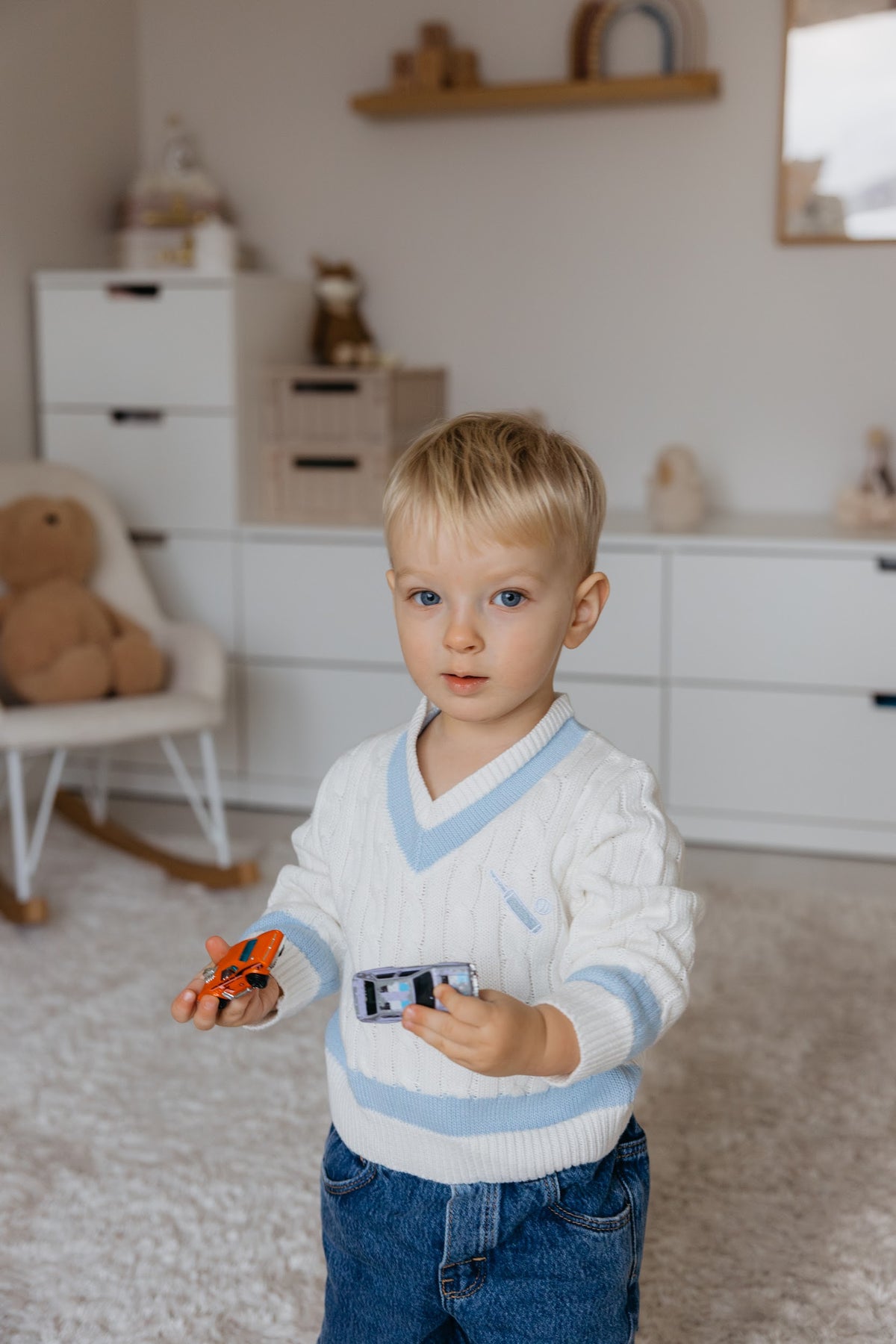 CRICBABY Organic Cotton Cricket Jumper (0-2 years)