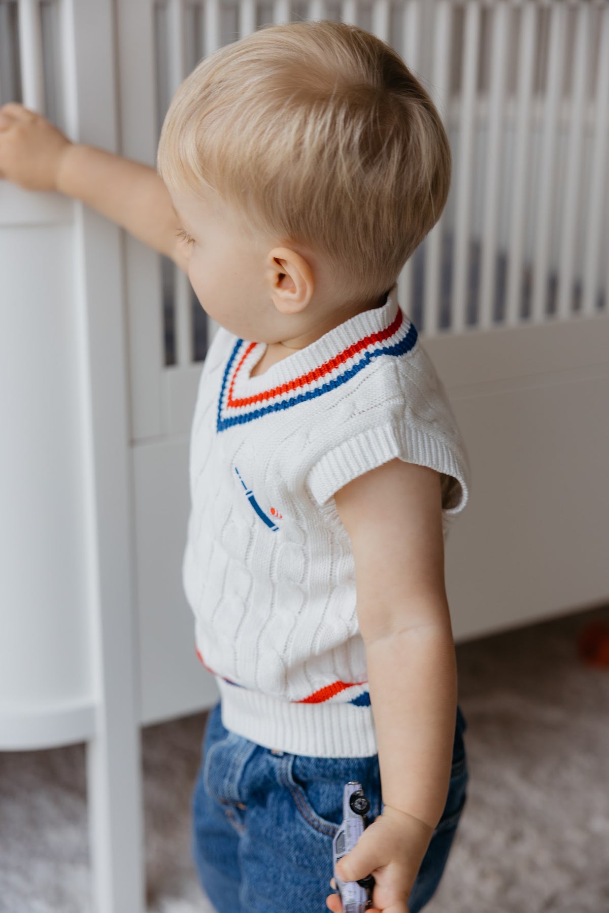 CRICBABY Organic Cotton Cricket Jumper (0-2 years)