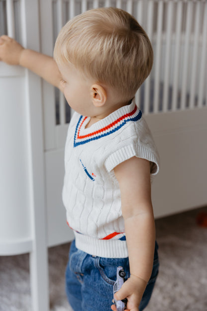 CRICBABY Organic Cotton Cricket Jumper (0-2 years)