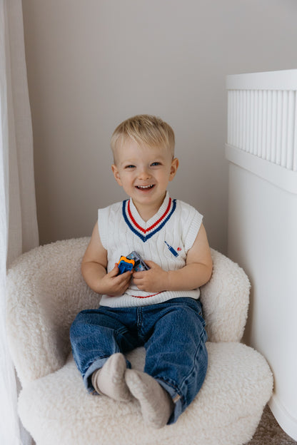 CRICBABY Organic Cotton Cricket Jumper (0-2 years)