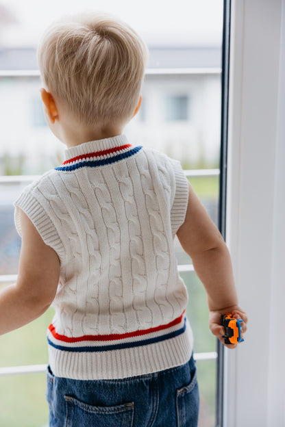 CRICBABY Organic Cotton Cricket Jumper (0-2 years)
