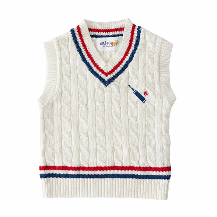 CRICBABY Organic Cotton Cricket Jumper (0-2 years)
