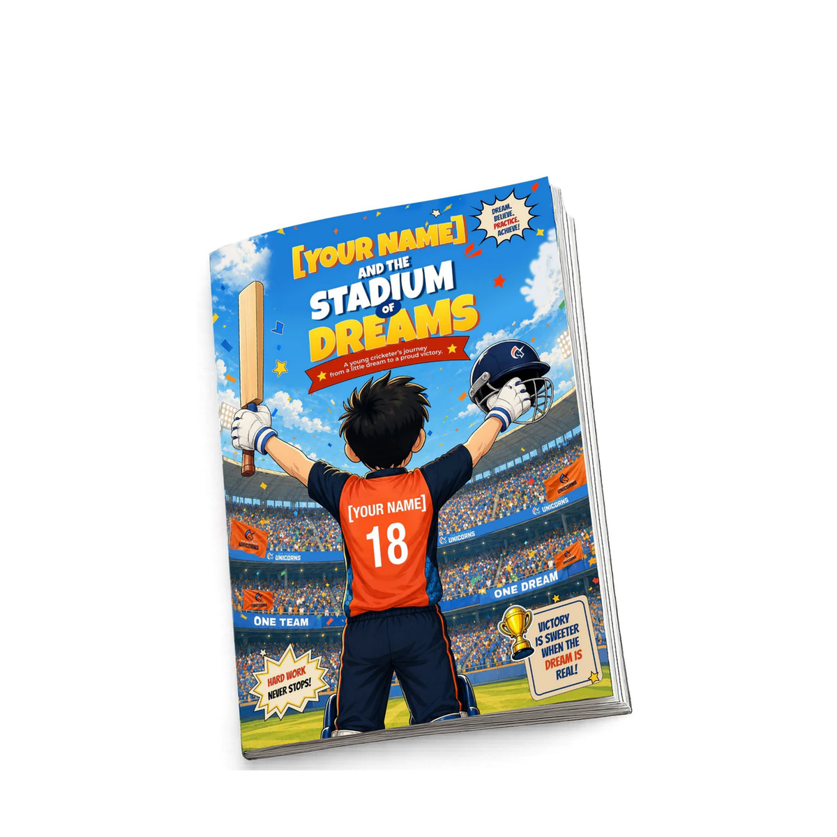 Personalized Cricket Storybook for Your Child - (Limited time offer)