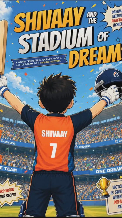 Personalized Cricket Storybook for Your Child - (Limited time offer)