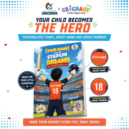 Personalized Cricket Storybook for Your Child - (Limited time offer)