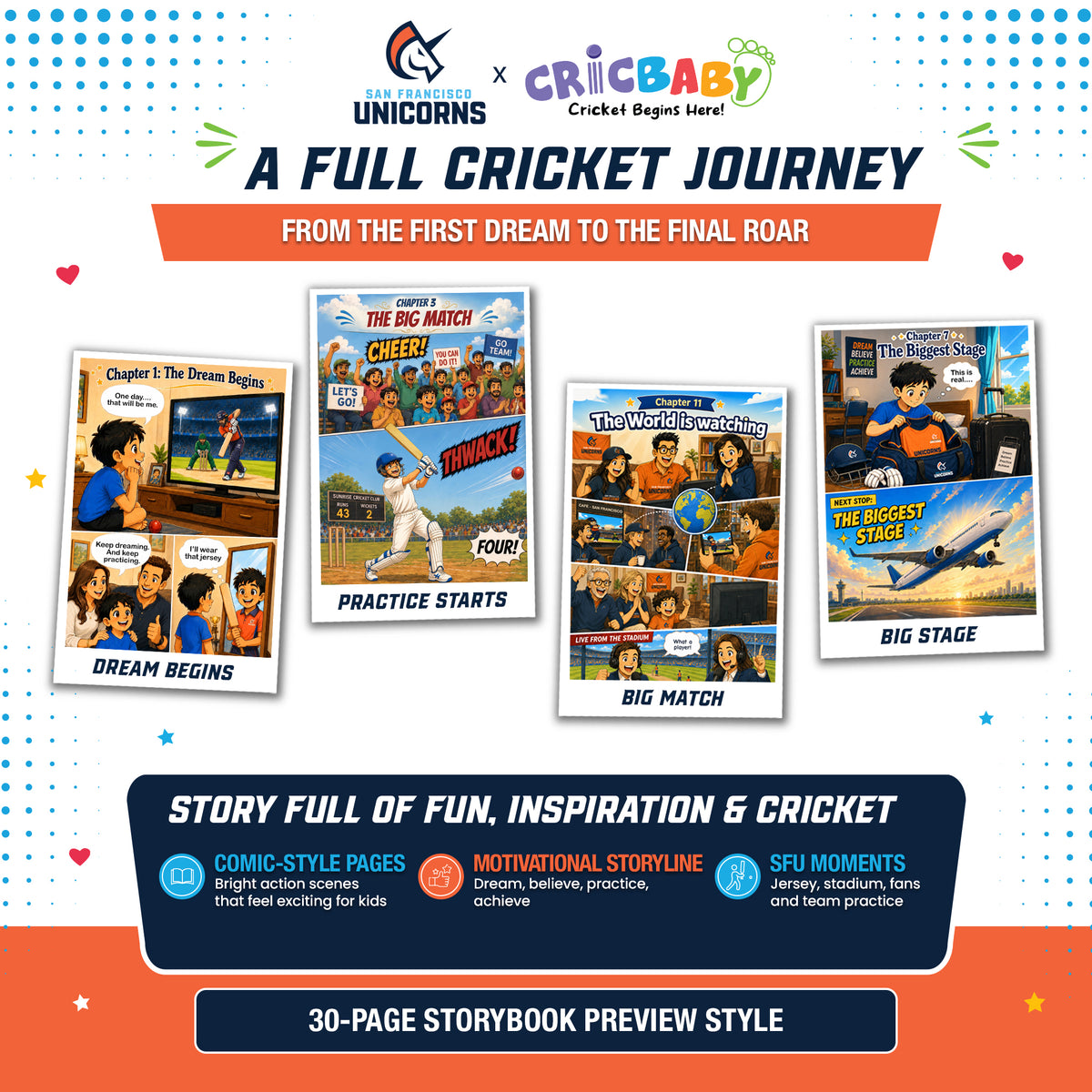 Personalized Cricket Storybook for Your Child - (Limited time offer)