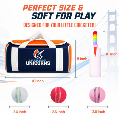 San Francisco Unicorns x CRICBABY My First Cricket Kit (Limited Edition)