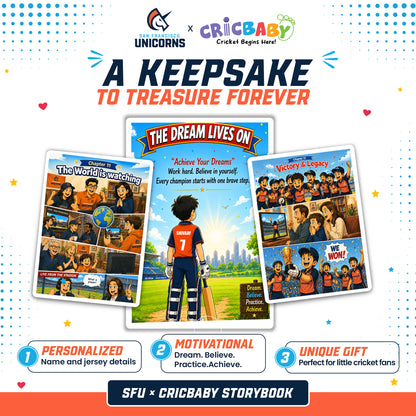 Personalized Cricket Storybook for Your Child - (Limited time offer)
