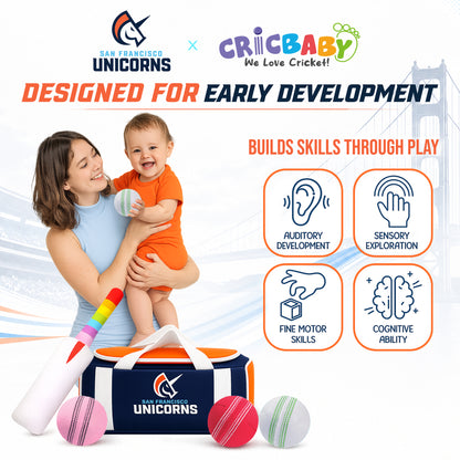 San Francisco Unicorns x CRICBABY My First Cricket Kit (Limited Edition)